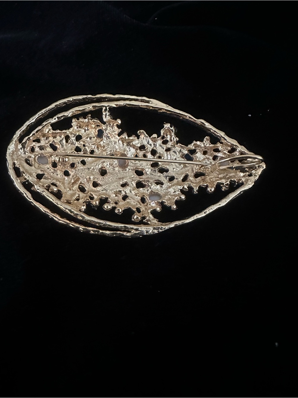 SIGNED PANETTA Cabochon Rare Brutalist Brooch - Picture 12 of 13